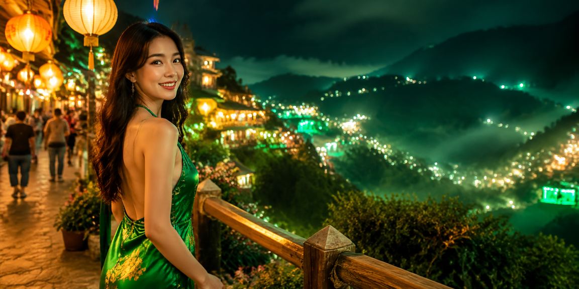 Người dùng tại Sa Pa đặt kèo bóng đá qua điện thoại tại chợ đêm